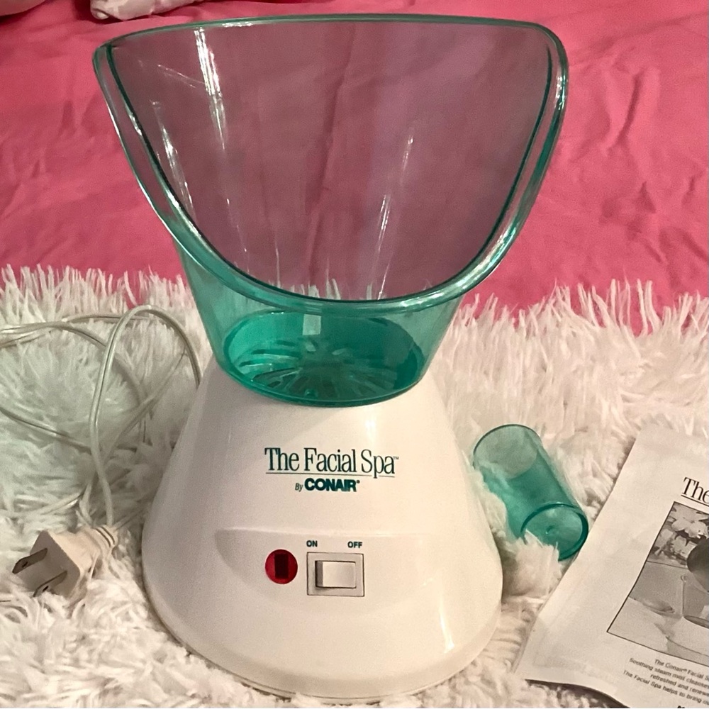 Conair Facial Spa System Cleansing Mist Steamer Vintage Excellent Condition